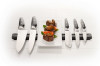Набір кухонних ножів з нержавіючої сталі Rondell (6 предметів) Espada RD-324, фото 8